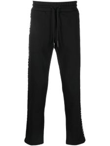 Moncler pantalon de jogging à logo imprimé - Noir