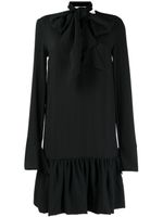 Nina Ricci robe courte à manches longues - Noir