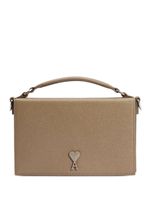 AMI Paris sac Lunch Box en cuir - Tons neutres