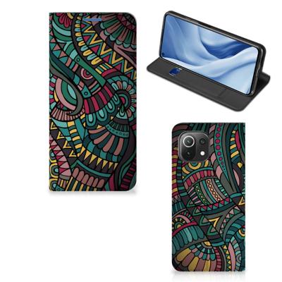 Xiaomi 11 Lite NE 5G | Mi 11 Lite | Hoesje met Magneet | Aztec