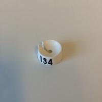 MB wit/zwart 134 voor op kledinghanger
