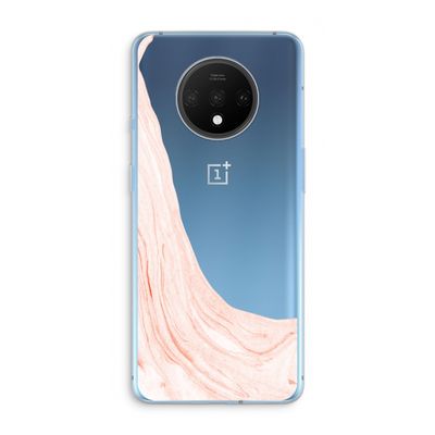 Peach bath: OnePlus 7T Transparant Hoesje