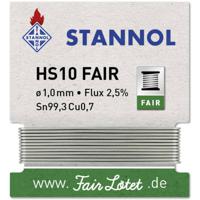 Stannol HS10-Fair Soldeertin Wikkel Sn99,3Cu0,7 ROM1 5 g 1 mm - thumbnail