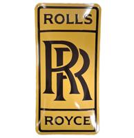 Rolls Royce Logo Emaille Bord - 60 x 30cm
