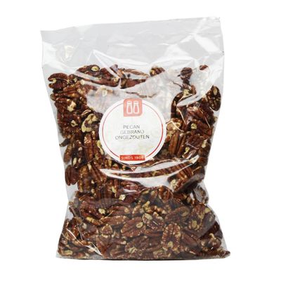 Pecannoten Gebrand Ongezouten - 800 gram