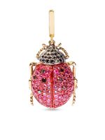 Annoushka pendentif Ladybird Locket en or 18ct serti de pierres variées - thumbnail