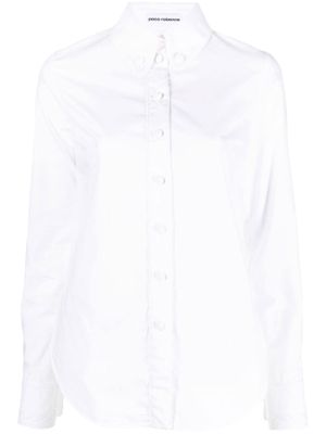 Rabanne chemise en coton biologique - Blanc