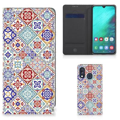 Samsung Galaxy A40 | Standcase | Tiles Color Samsung Galaxy A40 | Standcase | Tiles Color