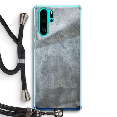 Grey Stone: Huawei P30 Pro Transparant Hoesje met koord
