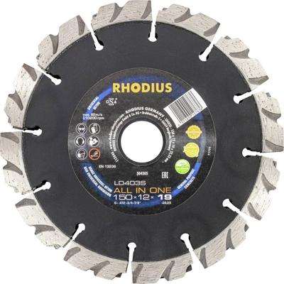 Rhodius 304505 Diamanten doorslijpschijf 150 mm 1 stuk(s) Beton
