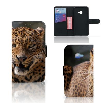 Samsung Galaxy Xcover 4 | Xcover 4s | Telefoonhoesje | Met pasjeshouder | Luipaard
