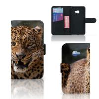 Samsung Galaxy Xcover 4 | Xcover 4s | Telefoonhoesje | Met pasjeshouder | Luipaard