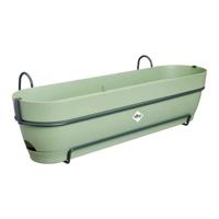 Elho Vibia Campana Balconiere Allin1 70 - Groen - L 70 x B 26 x H 17 cm - Balkon - 100% gerecycled