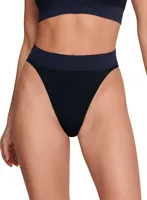 Aloe vera Highleg dames slip - Ever infused - Hoog opgesneden dames slip - Tanga slip