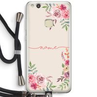 Rozen: Huawei Ascend P10 Lite Transparant Hoesje met koord