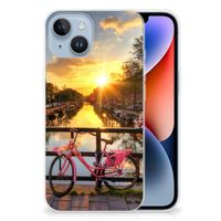 Apple iPhone 14 Siliconen Back Cover Amsterdamse Grachten