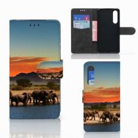 Huawei P30 | Telefoonhoesje | Met pasjeshouder | Olifanten