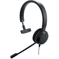 Jabra Evolve 20 Headset Bedraad Hoofdband Kantoor/callcenter USB Type-A Zwart