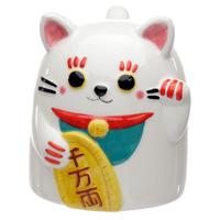 Maneki Neko Gelukskat Ondersteboven Keramiek Mok