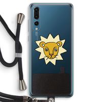 Kleine leeuw: Huawei P20 Pro Transparant Hoesje met koord