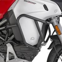 GIVI Valbeugel, Valbeugels voor de moto, TN7408 Zwart gepoedercoat staal onderzijde