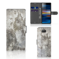 Sony Xperia 10 Bookcase Beton Print - thumbnail