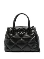 Emporio Armani sac à main matelassé en cuir artificiel - Noir