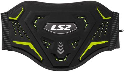 LS2 Kidney belts koku black yellow gr. 3xl-5xl