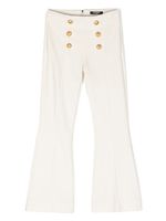 Balmain Kids pantalon ample à boutons décoratifs - Blanc - thumbnail