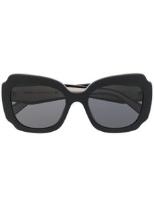 Prada Eyewear lunettes de soleil à monture oversize - Noir