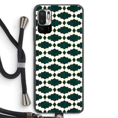 Moroccan tiles: Xiaomi Redmi Note 10 5G Transparant Hoesje met koord