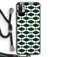 Moroccan tiles: Xiaomi Redmi Note 10 5G Transparant Hoesje met koord
