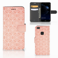 Huawei P10 Lite Telefoon Hoesje Pattern Orange