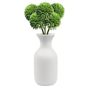 Allium/Sierui Globemaster kunstbloem - 5x - losse steel - groen - 44 cm - Natuurlijke uitstraling