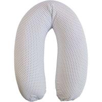 Zwangerschapskussen - CANDIDE - Jersey met sterrenprint - Wit / Marineblauw