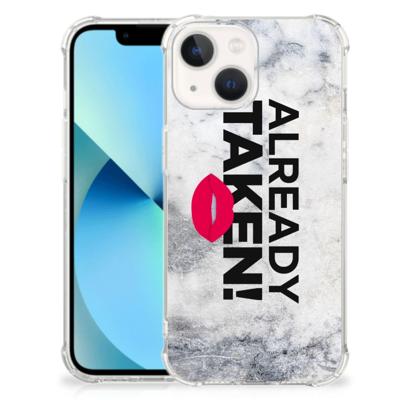 iPhone 13 mini Telefoonhoesje met tekst Already Taken White iPhone 13 mini Telefoonhoesje met tekst Already Taken White