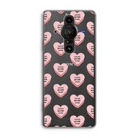 Chicks before dicks: Sony Xperia Pro-I Transparant Hoesje