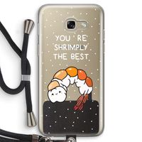You're Shrimply The Best: Samsung Galaxy A5 (2017) Transparant Hoesje met koord