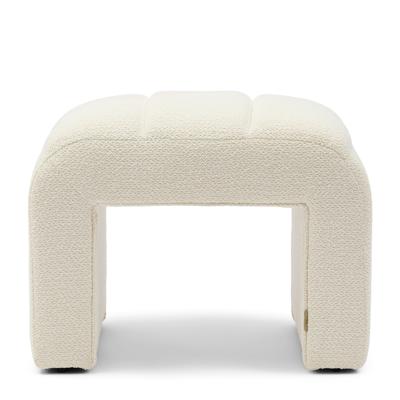 Rivièra Maison Hocker 'Brera' Bouclé, kleur Simply White