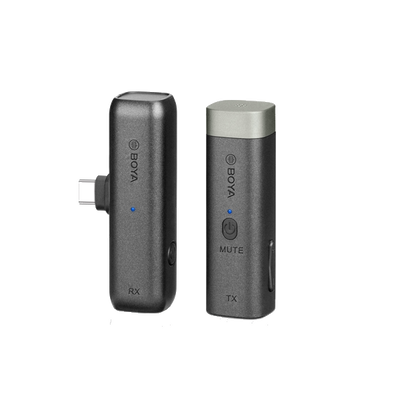 Boya BY-WM3U Wireless microphone with USB-C +3.5mm TRS & TRRS adapters