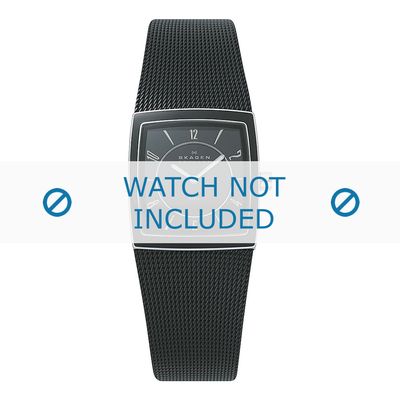 Skagen horlogeband 563XSBB Staal Zwart