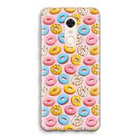 Pink donuts: Xiaomi Redmi 5 Transparant Hoesje