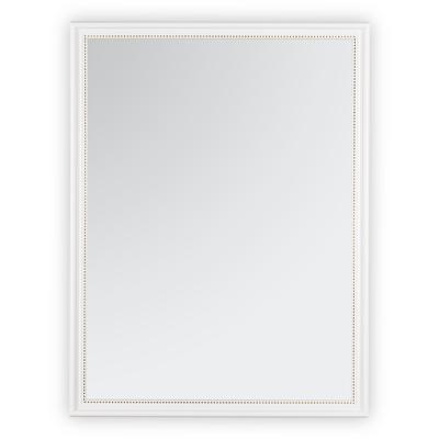 Spiegel - Wandspiegel - Trion Nanino - Wit - 34x45cm - Spiegelglas - Kunststof