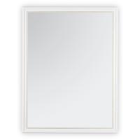 Spiegel - Wandspiegel - Trion Nanino - Wit - 34x45cm - Spiegelglas - Kunststof