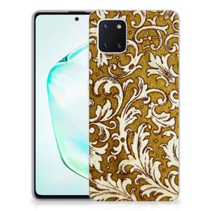 Siliconen Hoesje Samsung Galaxy Note 10 Lite Barok Goud