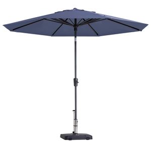 Madison parasol paros ii luxe 300 cm safierblauw