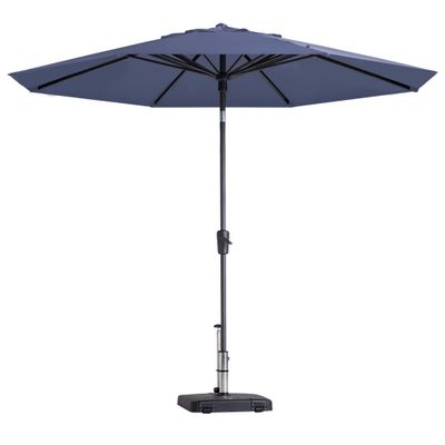 Madison parasol paros ii luxe 300 cm safierblauw