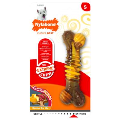 Nylabone Nylabone Extreme Chew Textured Bone Beef S