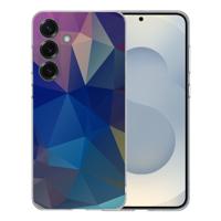 TPU Hoesje Samsung Galaxy S25 - Polygon Dark Backcover