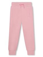 Marc Jacobs Kids pantalon de jogging à logo embossé - Rose - thumbnail